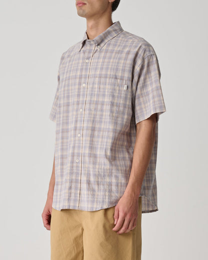 S-Double - Bonnie Short Sleeve Classic Shirt - Grey