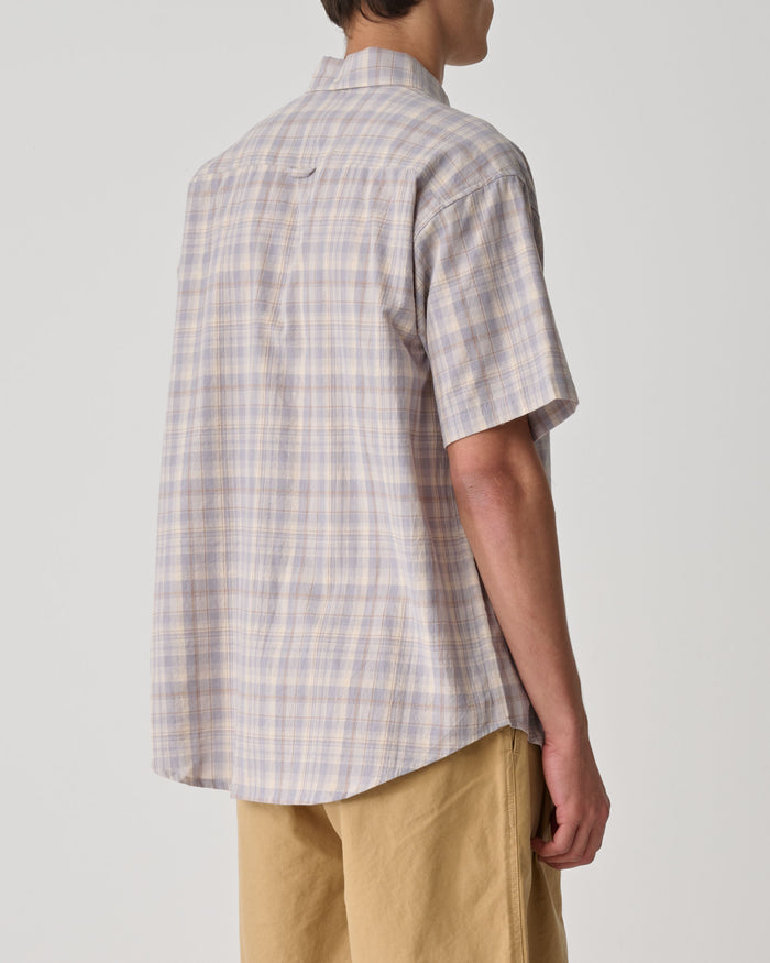 S-Double - Bonnie Short Sleeve Classic Shirt - Grey