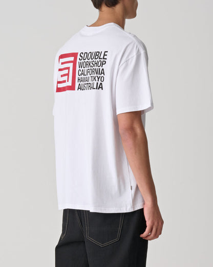 S-Double - City Cube T-Shirt - White