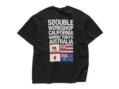 S-Double - Flags T-Shirt - Black
