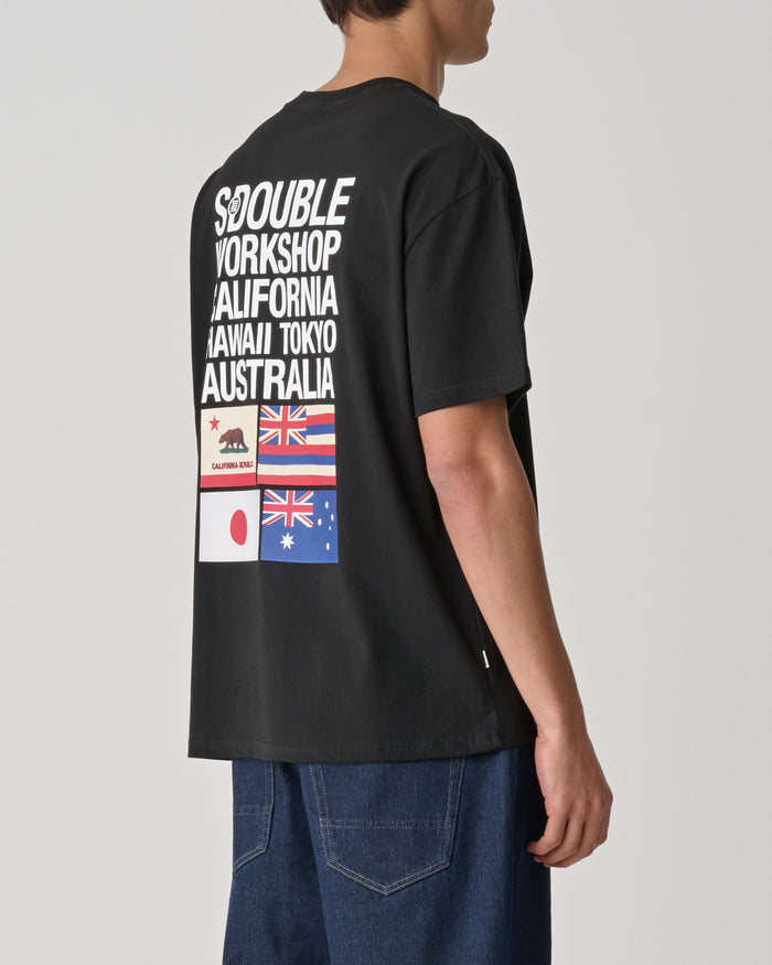 S-Double - Flags T-Shirt - Black