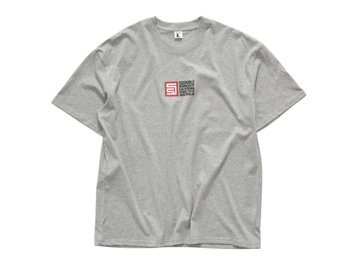 S-Double - Flags T-Shirt - Grey Heather