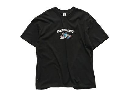 S-Double - Running Man T-Shirt - Black