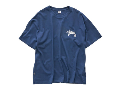 S-Double - Shawn Script T-Shirt - Navy