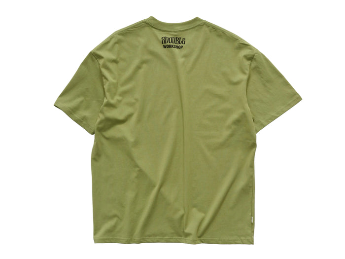 S-Double - Small Stock T-Shirt - Military Green