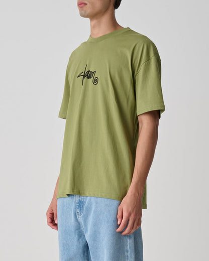 S-Double - Small Stock T-Shirt - Military Green