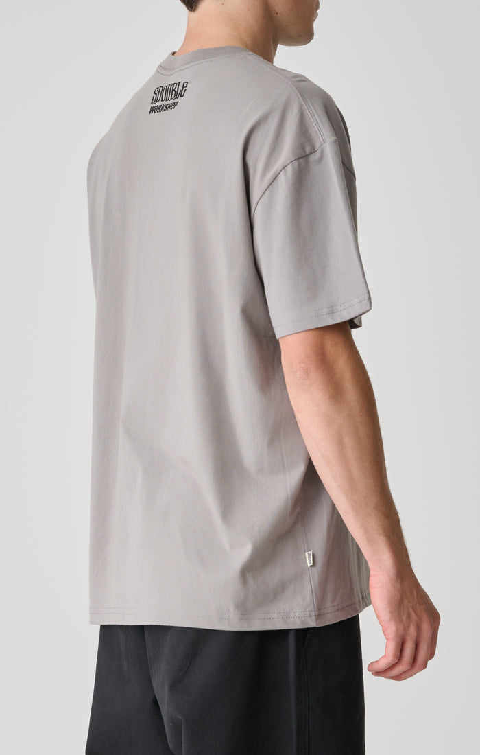 S-Double - Small Stock T-Shirt - Stone