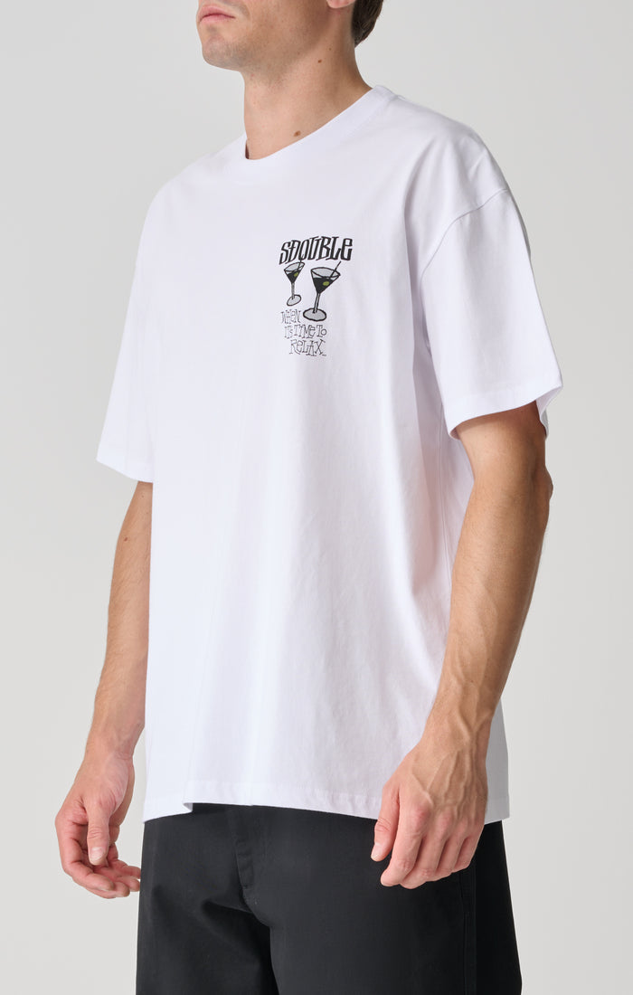 S-Double - Time to Relax T-Shirt - White