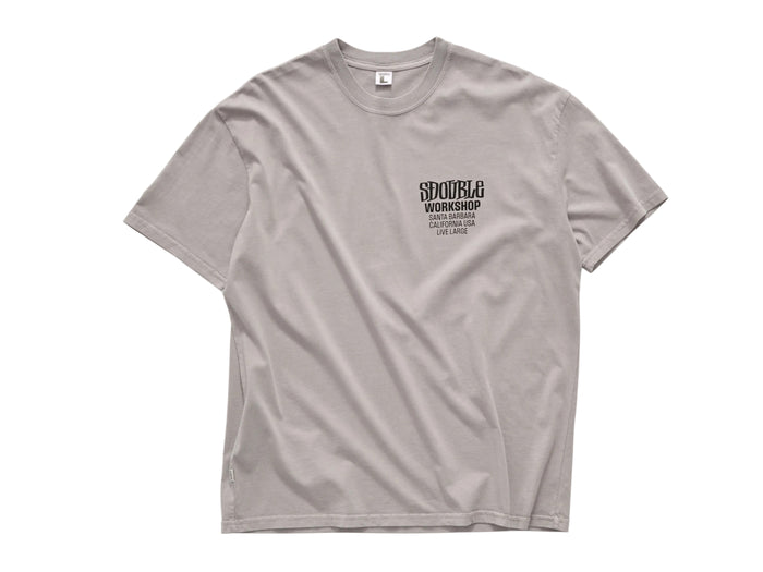 S-Double - Workshop T-Shirt - Pigment Rock Grey