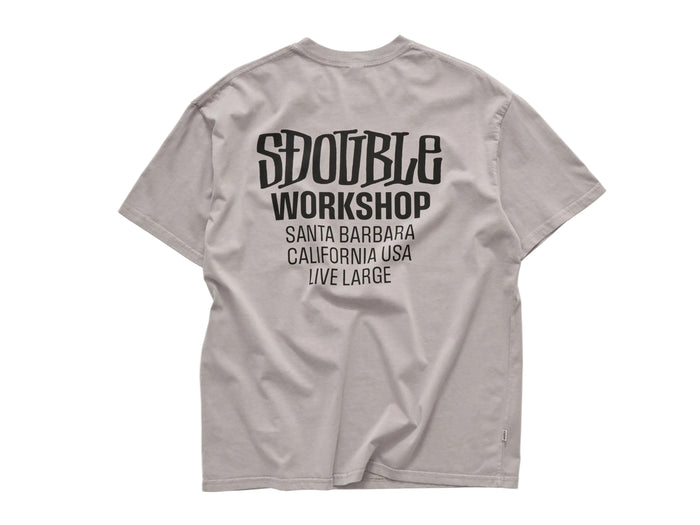 S-Double - Workshop T-Shirt - Pigment Rock Grey