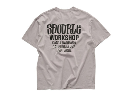 S-Double - Workshop T-Shirt - Pigment Rock Grey