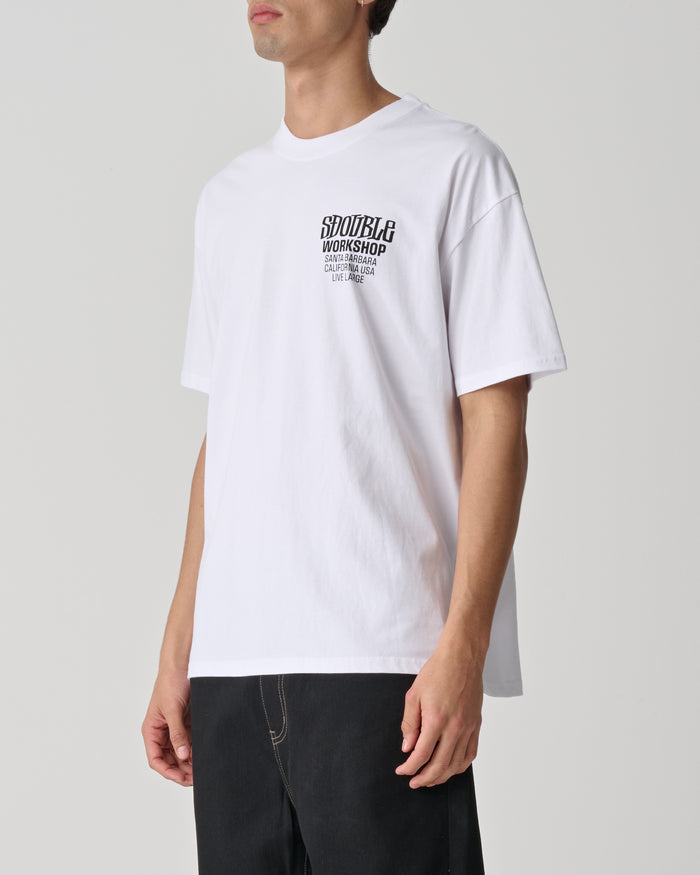S-Double - Workshop T-Shirt - White