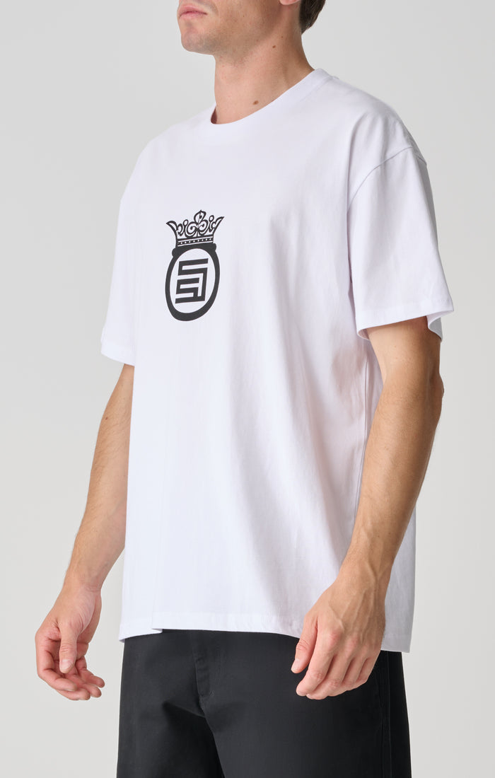 S-Double Crown Dot T-Shirt - White