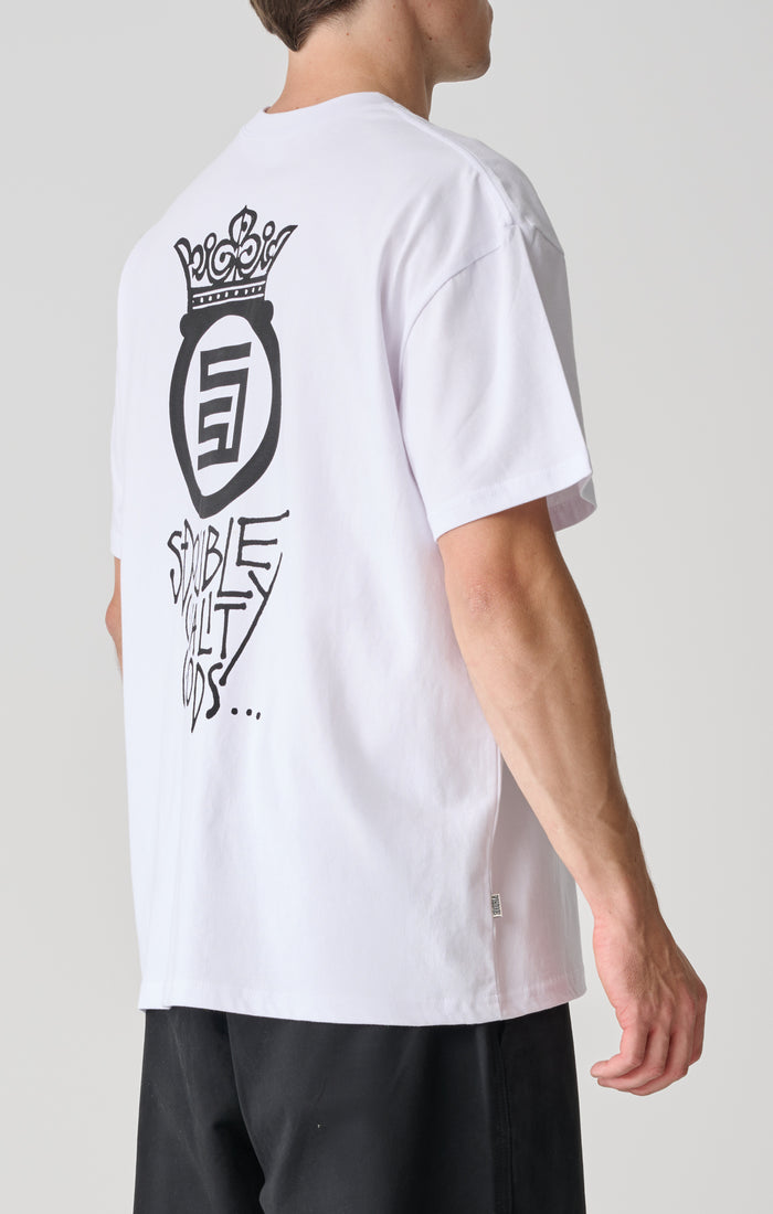 S-Double Crown Dot T-Shirt - White