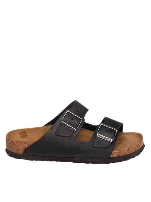 BIRKENSTOCK Sandalo arizona soft oiled nero ARIZONA SFB 752483-BLACK