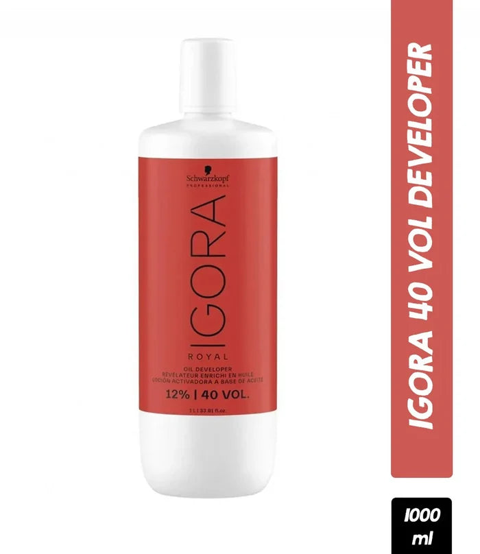 SCHWARZKOPF IGORA 12% OIL DEVELOPER 40VOL - 1000ML-MRP-799