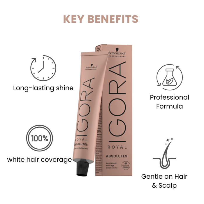Schwarzkopf Igora Royal Absolutes 7-50 Medium Blonde Gold Natural