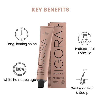 Schwarzkopf Igora Royal Absolutes 7-50 Medium Blonde Gold Natural