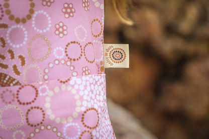 Seaside Healing Blush - Unisex Printed Scrub Top