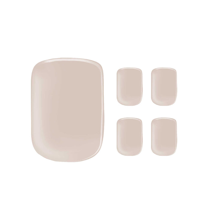 Semi-cured Gel Nail Wraps - Baby Pink Toes