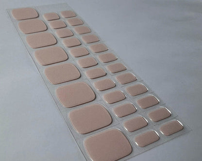 Semi-cured Gel Nail Wraps - Baby Pink Toes