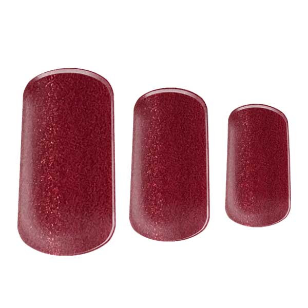 Semi-cured Gel Nail Wraps - Cherry Cats Eye