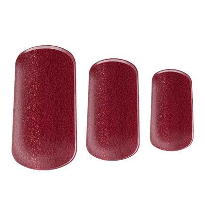 Semi-cured Gel Nail Wraps - Cherry Cats Eye