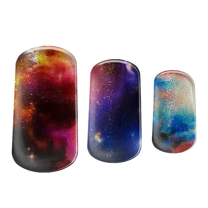 Semi-cured gel nail wraps in Cosmic Chic, product shot