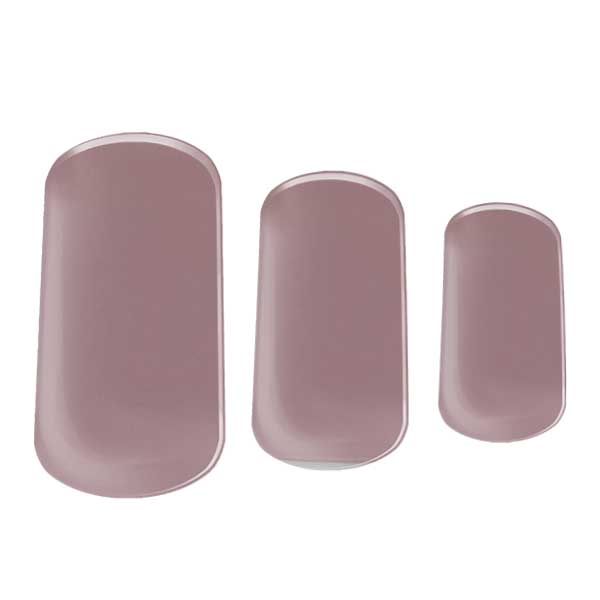 Semi-cured gel nail wraps in Dusty Plum, product shot