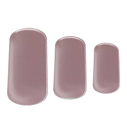 Semi-cured gel nail wraps in Dusty Plum, product shot