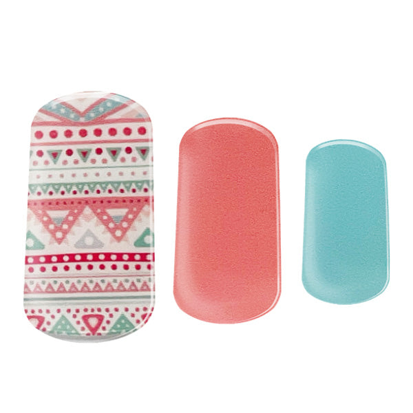 Semi-cured gel nail wraps in Easter PJs, product shot