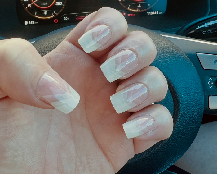 Semi-cured Gel Nail Wraps - French Jewel