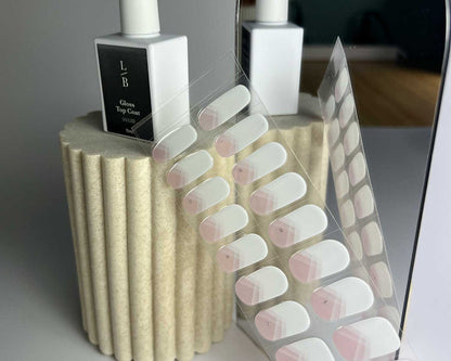 Semi-cured Gel Nail Wraps - French Jewel