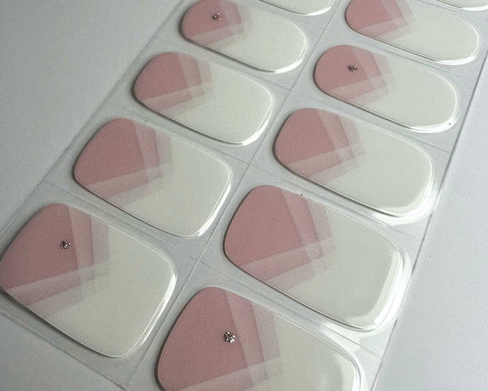 Semi-cured Gel Nail Wraps - French Jewel
