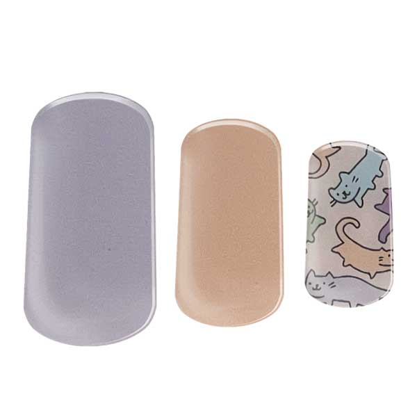 Semi-cured gel nail wraps in Kitty Kandy, product shot