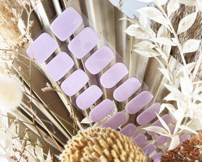 Semi-cured Gel Nail Wraps - Lavender Haze
