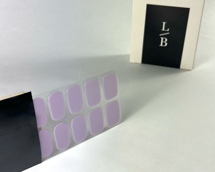Semi-cured Gel Nail Wraps - Lavender Whip