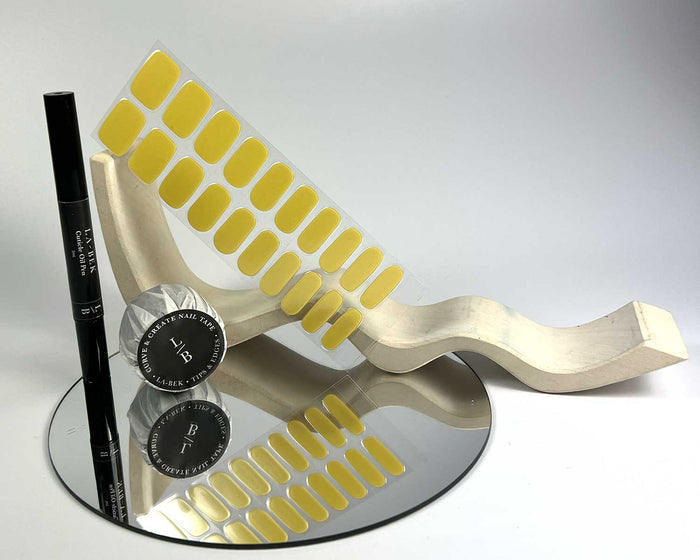 Semi-cured Gel Nail Wraps - Lemon sherbet