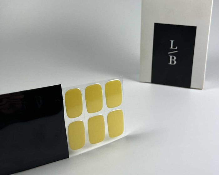Semi-cured Gel Nail Wraps - Lemon sherbet
