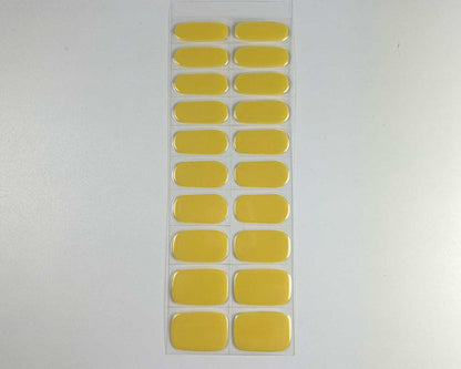 Semi-cured Gel Nail Wraps - Lemon sherbet