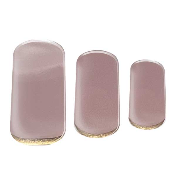 Semi-cured Gel Nail Wraps - Mauve Gold Dip