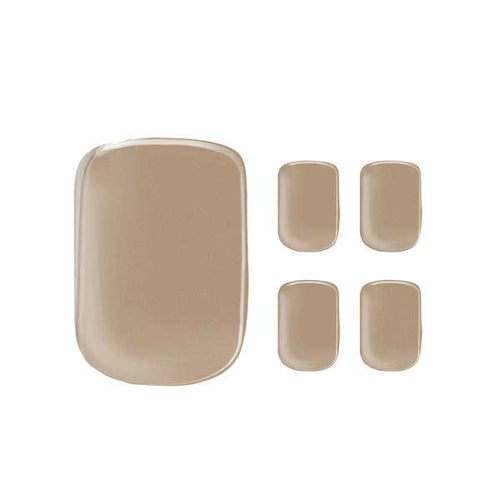 Semi-cured gel nail toe wraps in Oat Latte, product shot