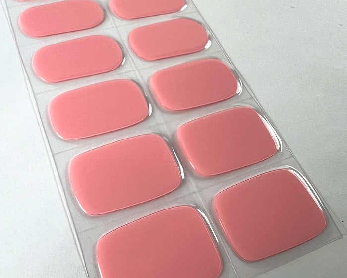 Semi-cured Gel Nail Wraps - Pink Fairy Floss
