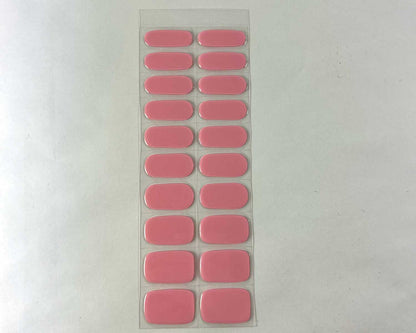 Semi-cured Gel Nail Wraps - Pink Fairy Floss
