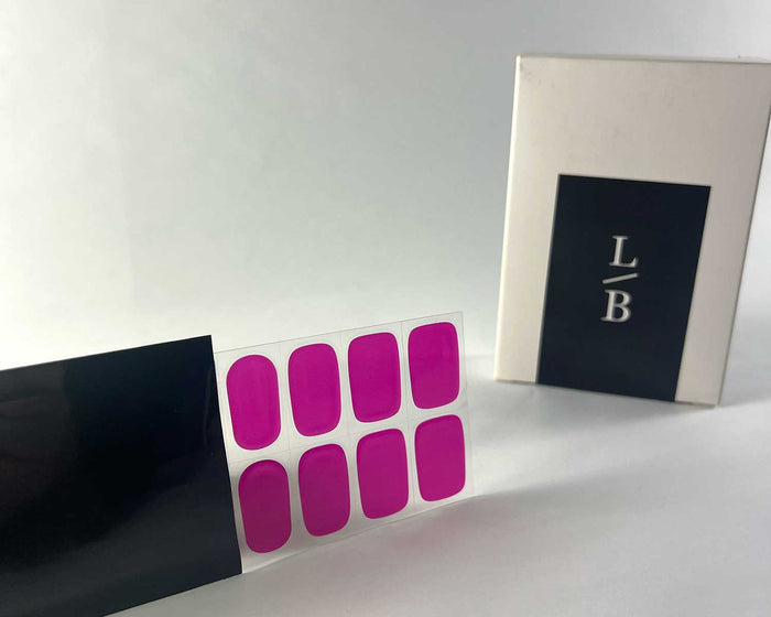 Semi-cured Gel Nail Wraps - Pink Jelly