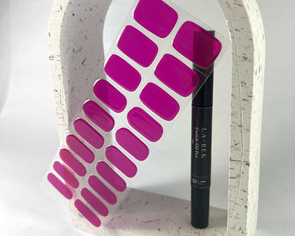 Semi-cured Gel Nail Wraps - Pink Jelly