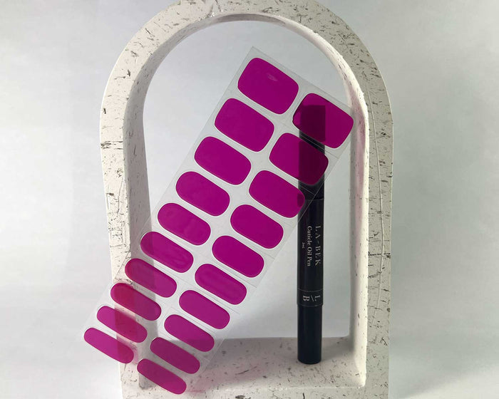 Semi-cured Gel Nail Wraps - Pink Jelly