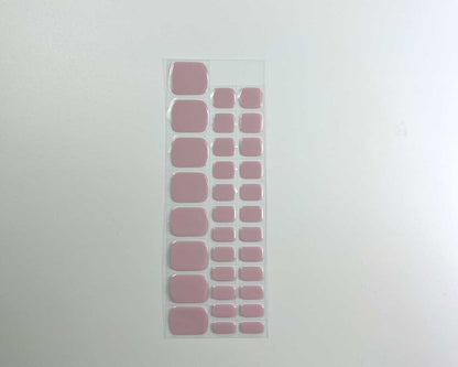 Semi-cured Gel Nail Wraps - Pink Marshmallow Toes