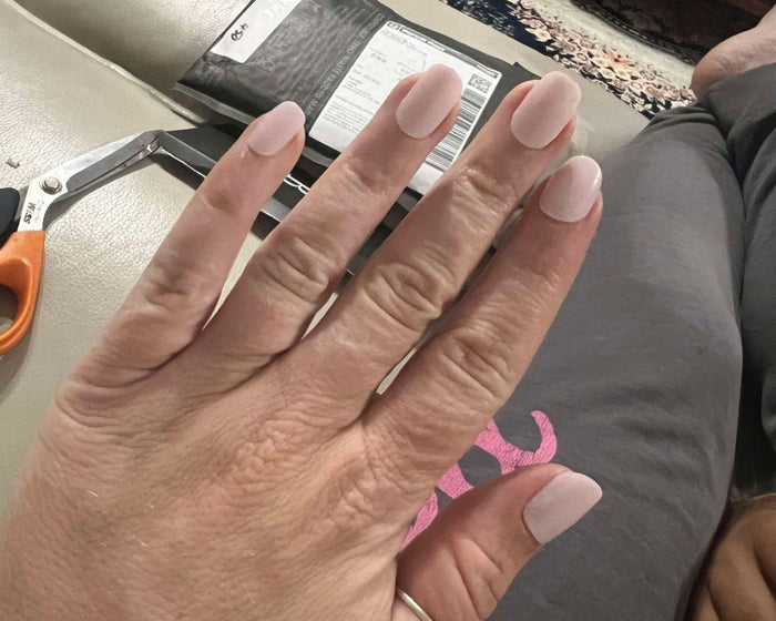 Semi-cured Gel Nail Wraps - Pink Marshmallow