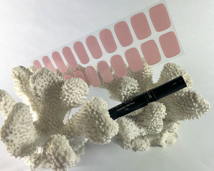 Semi-cured Gel Nail Wraps - Pink Pearl